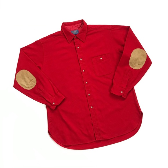 Pendleton Shirts Vintage Pendleton Button Up Shirt Xl Mens Red